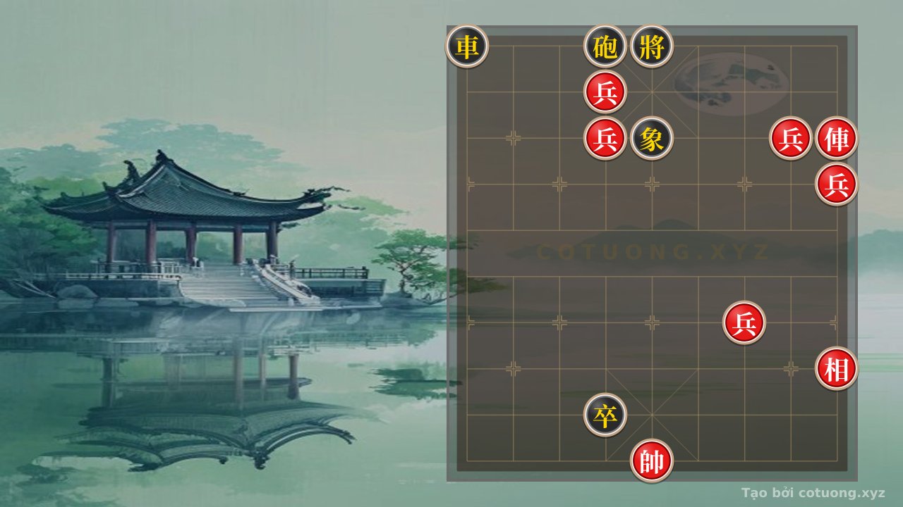 Thế cờ: Xiangqi: Black Chariot Retreats to File 10, Black Cannon Strikes Red Pawn - Advanced Breakthrough Tactics — Cờ Tướng Online