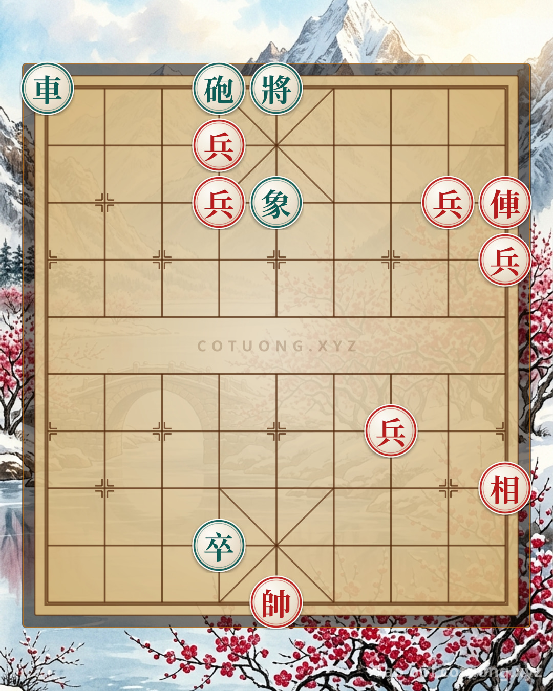 Challenge: Xiangqi: Black Chariot Retreats to File 10, Black Cannon Strikes Red Pawn - Advanced Breakthrough Tactics - Can you solve it?