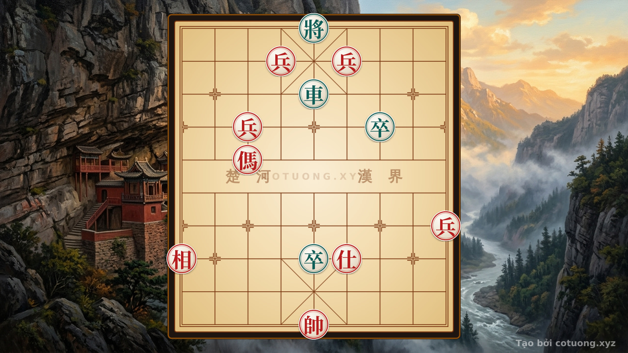 Thế cờ: Learn Xiangqi Quick: Red's Strategy to Defeat the Black Chariot in 5 Moves — Cờ Tướng Online