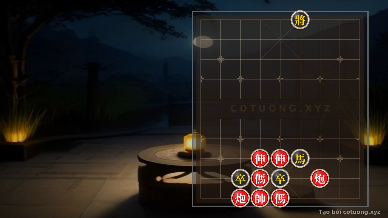 Thế cờ: Cờ Tướng Bí Ẩn: Thế Trận Song Mã Giao Chân - Bí Kíp Phòng Thủ Cho Đen — Cờ Tướng Online
