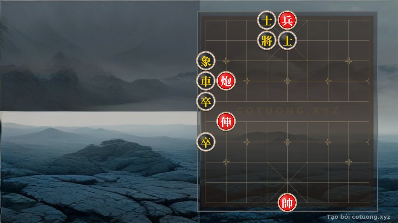 Thế cờ: Xiangqi Position 'Red Cannon Alone at the Elephant's Back' - Rapid Counterattack Tactics and Life-or-Death Lessons on the Board — Cờ Tướng Online