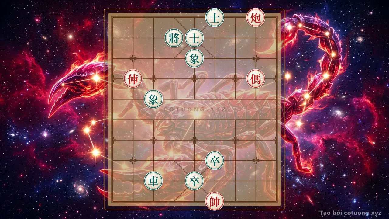 Thế cờ: Xiangqi: Defense Against Red Rook and Cannon — Cờ Tướng Online