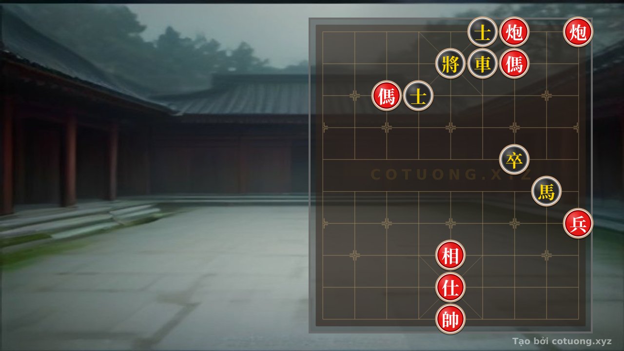 Thế cờ: The Endgame of Two Cannons and Two Horses: The Supreme Chess Position and Black's Unexpected Counterattacks — Cờ Tướng Online