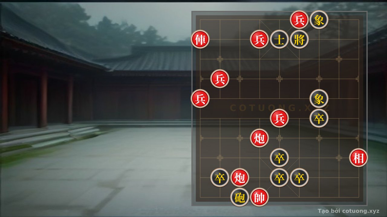 Thế cờ: Red General Chess: Strategy 'Chariot Charge' and Empty Cannon - Learning with Rook 9 — Cờ Tướng Online