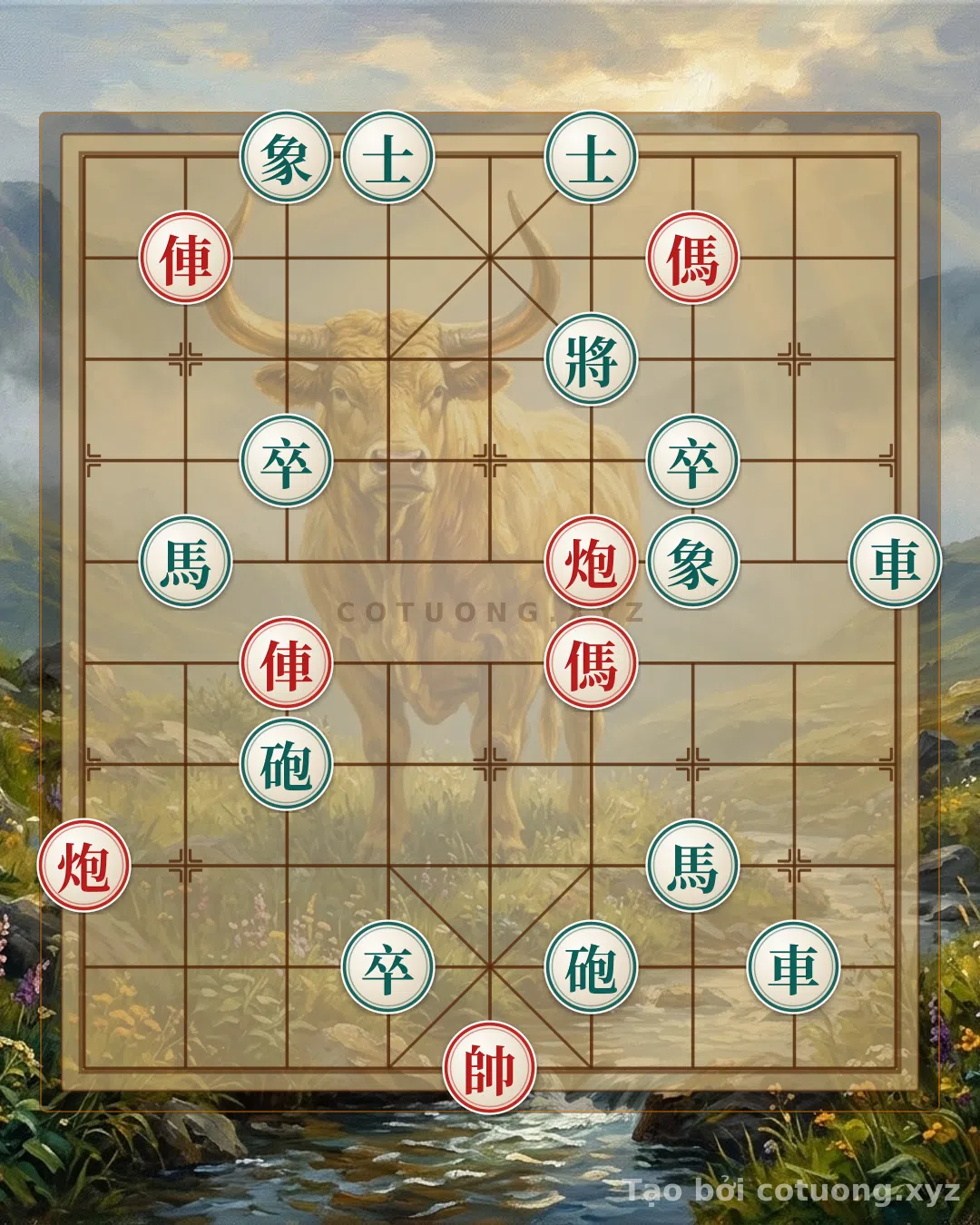 Thử Thách: Bí Ẩn Cờ Tướng: Khi Hai Xe Song Kích Và Lời Thì Thầm Của Tướng Đen - Bạn có thể giải được?