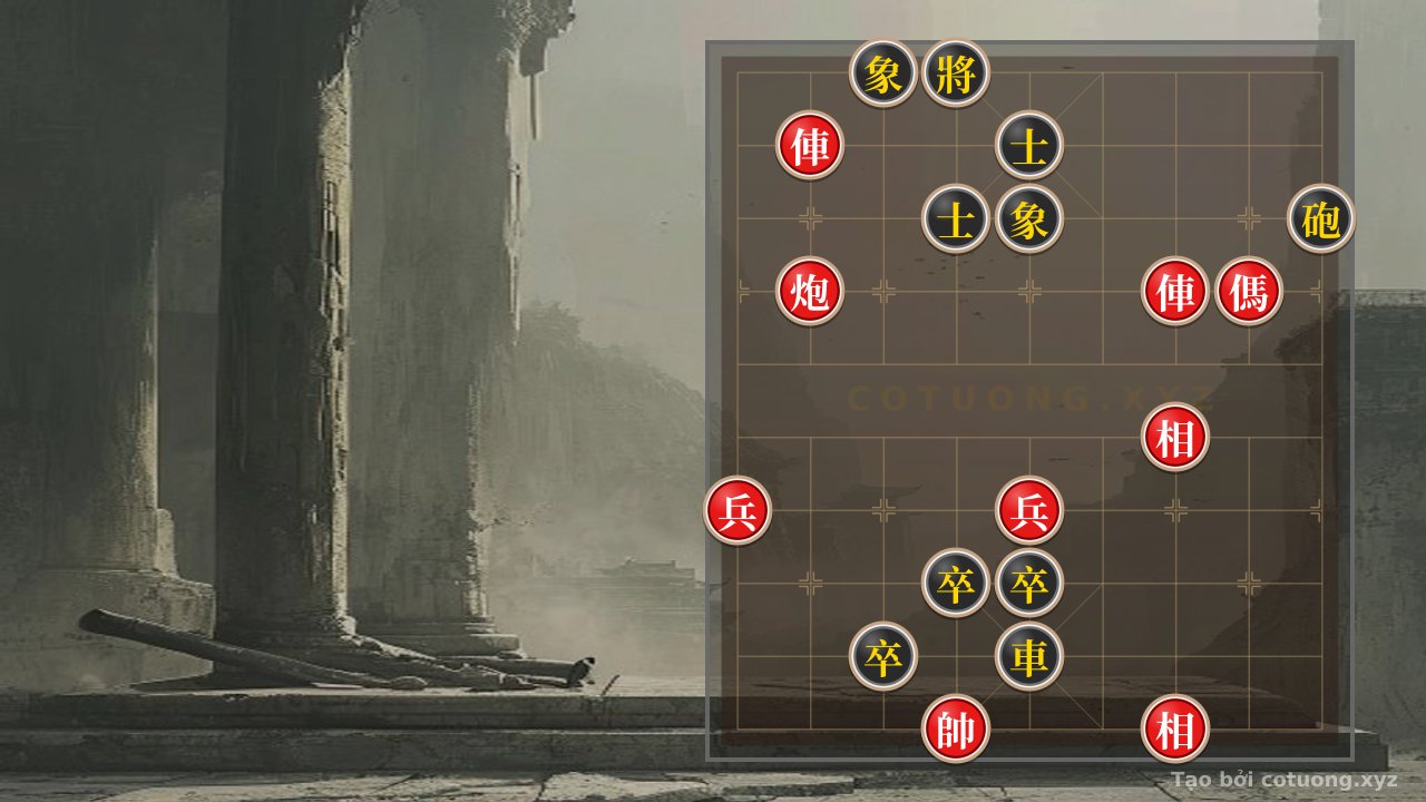 Thế cờ: Xiangqi Formation 'Sword Out of Sheath': Counterattack Strategy from a Pinning Position for the Red Player — Cờ Tướng Online