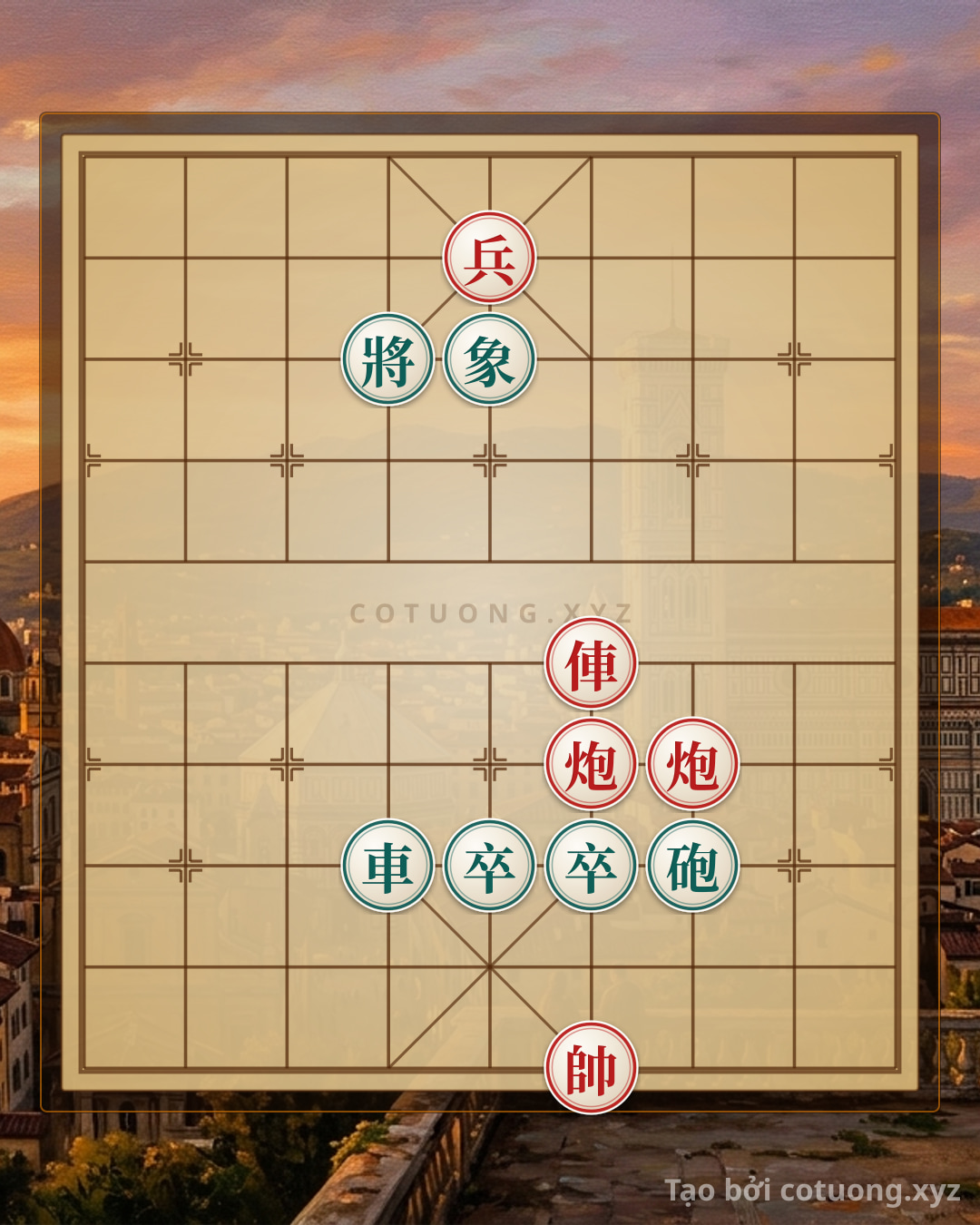 Challenge: Xiangqi Position: Red Rook Penetrates, Black Cannon Counters - Lessons in Xiangqi Tactics - Can you solve it?