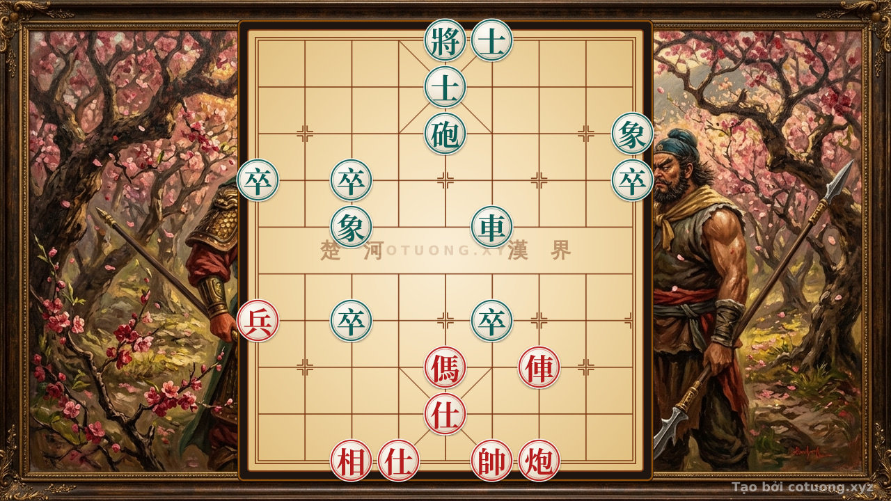 Thế cờ: 'Red Cannon on File 3' Trap - The Killer Move in the 'Black Chariot on File 6' Formation — Cờ Tướng Online