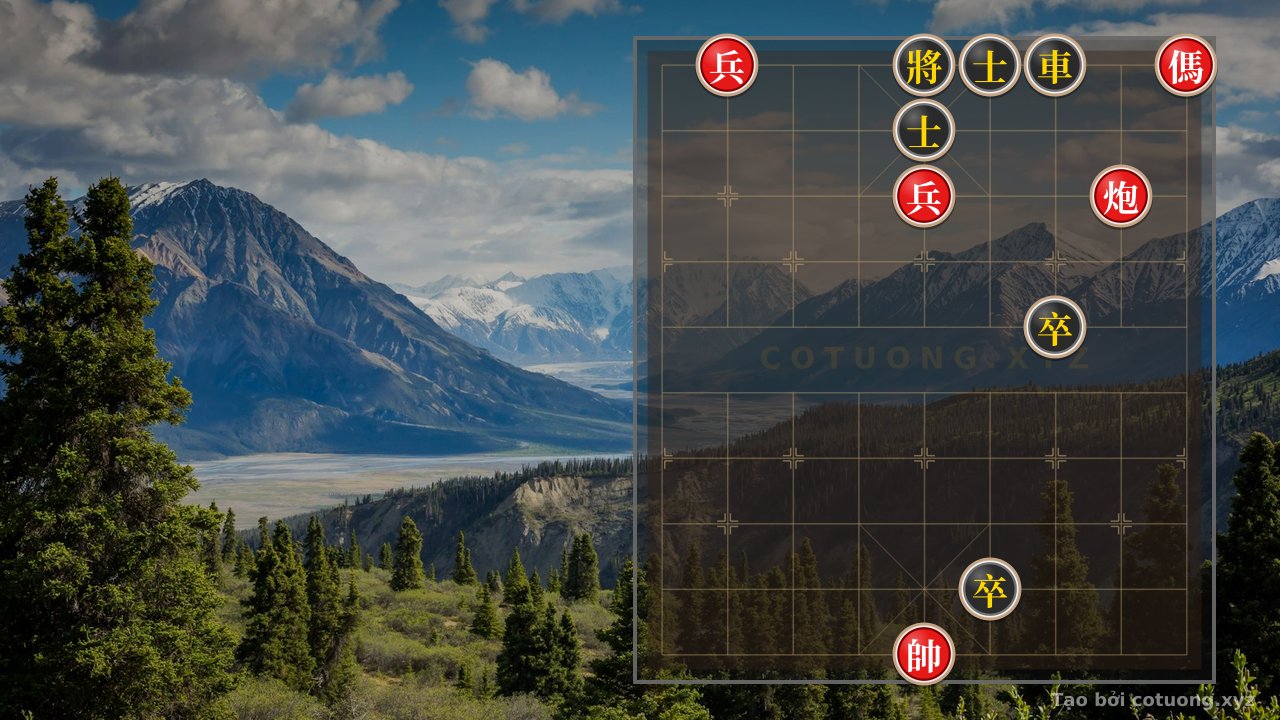Thế cờ: Xiangqi: The Secret to Hitting the Black Pawn with the Empty Cannon - Red's Winning Strategy — Cờ Tướng Online