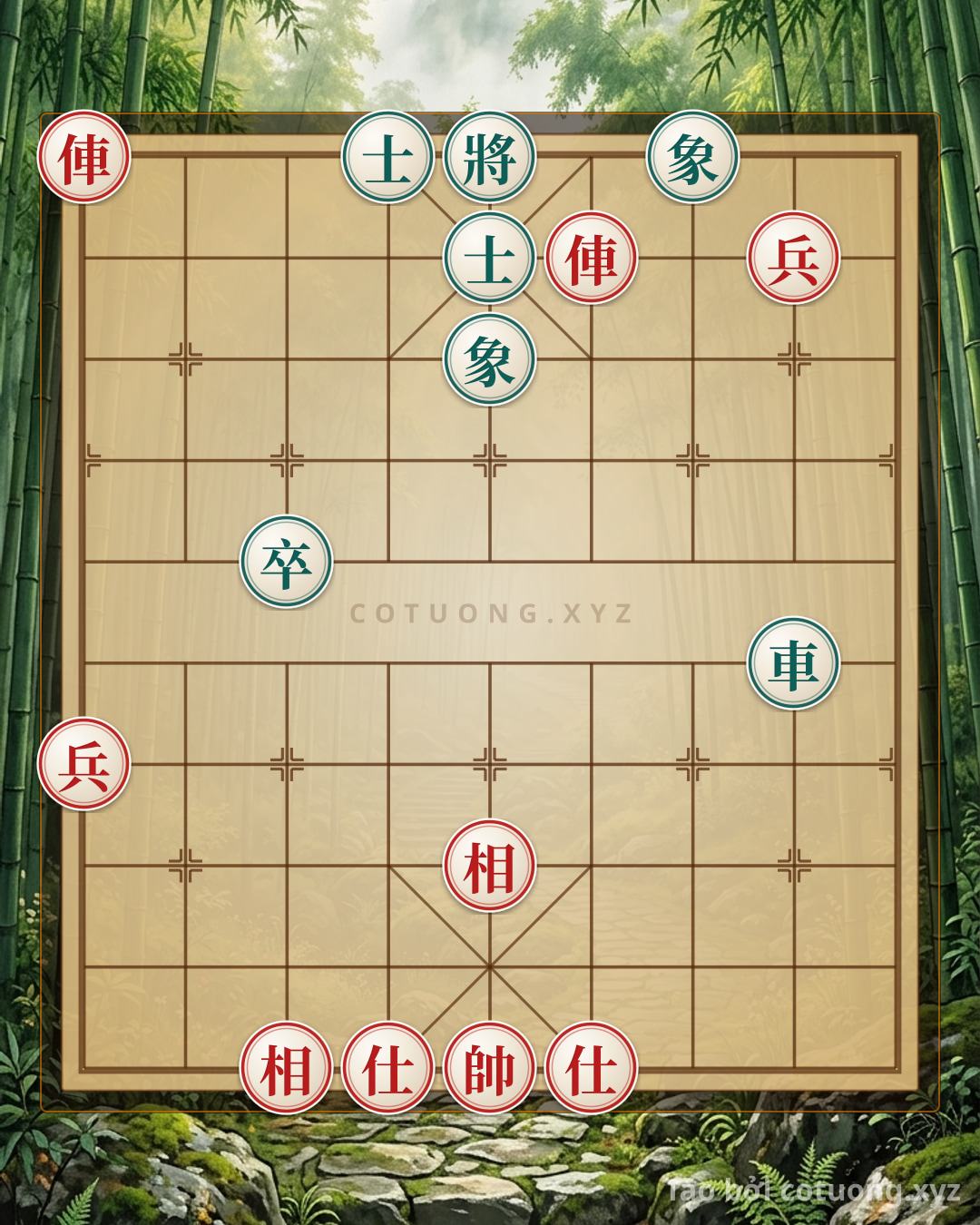Challenge: Xiangqi: Red Chariot on 9th File, 10th Rank - 'Strike the Drum' Tactics and Counterattack 'Kill Move' - Can you solve it?