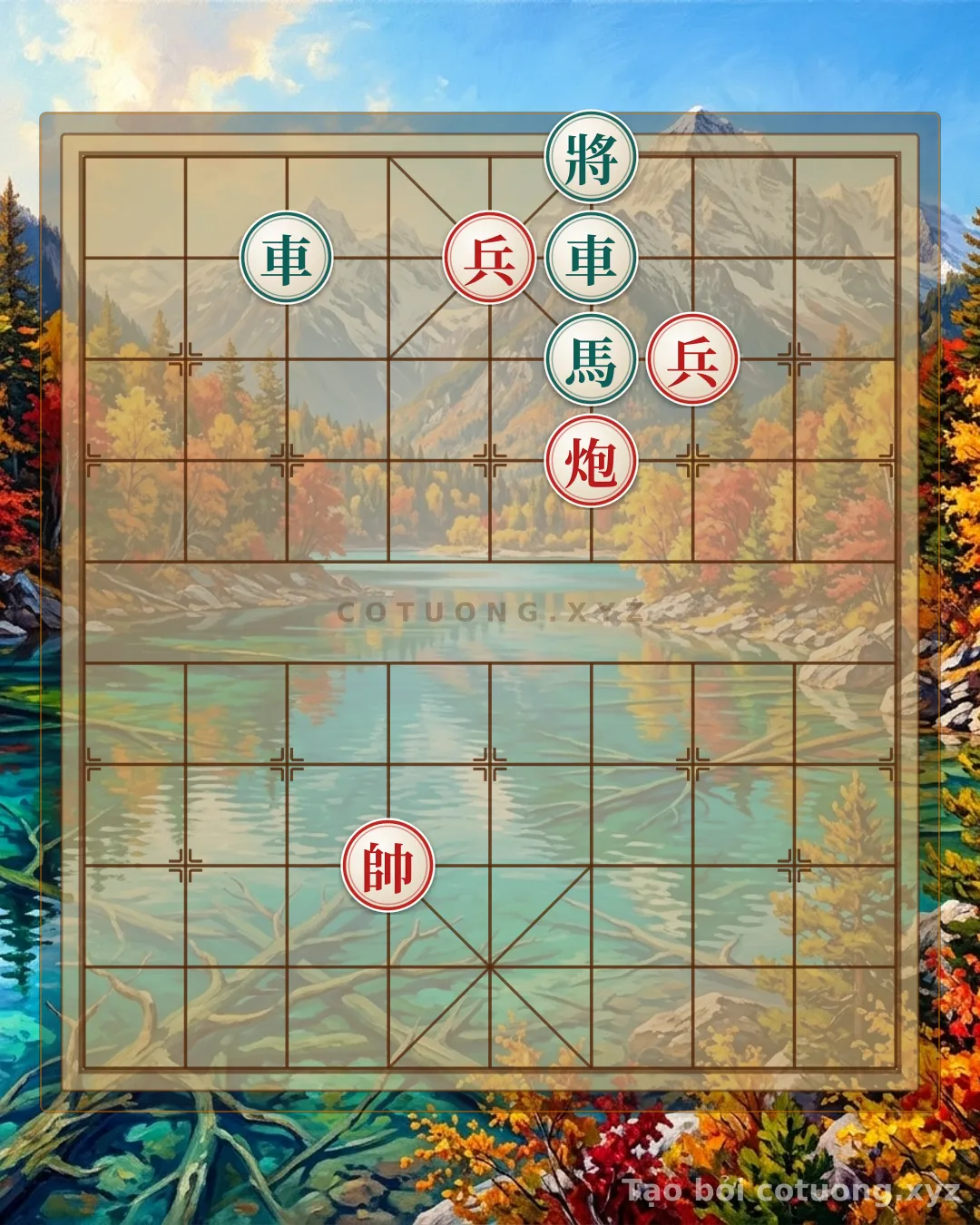Challenge: Lưỡng chốt phò trợ, đoạt tướng bình thiên hạ - Can you solve it?
