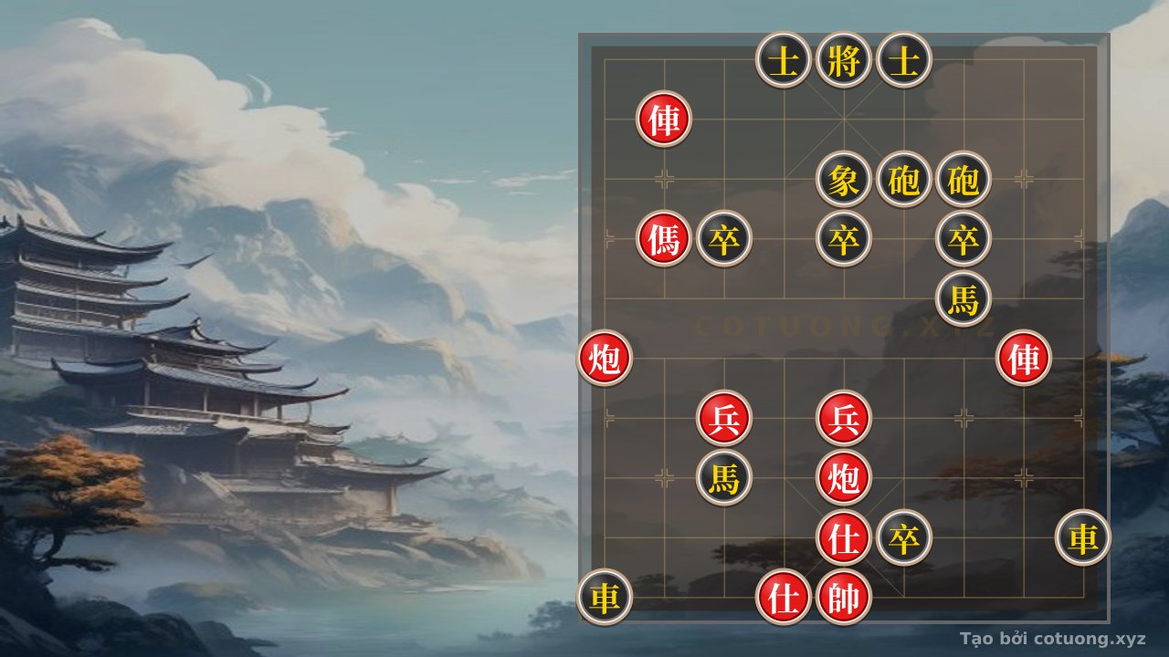 Thế cờ: Xiangqi: The Secret of the 'Empty Cannon' Strategy - The Xichibi Formation in Chess Tactics — Cờ Tướng Online