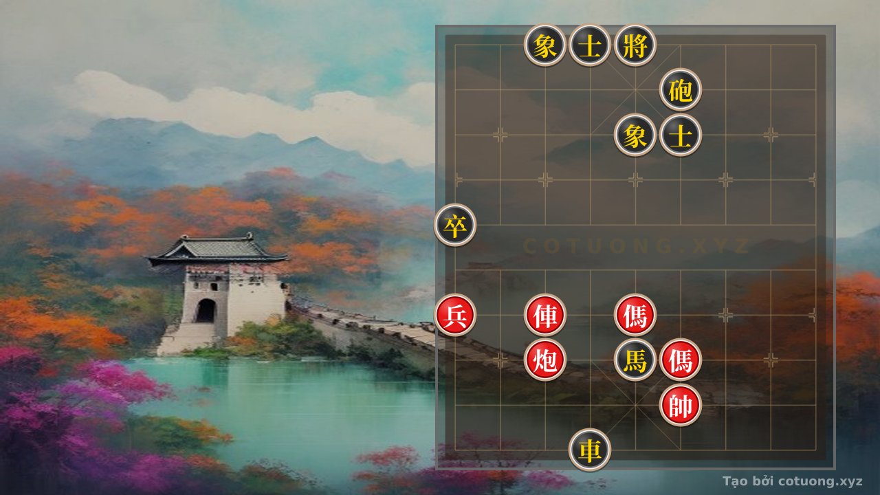 Thế cờ: Quick Checkmate Trick: Double Rook Cannon vs. Rook Cannon Horse Pin 2 Guards 2 Elephants in 7 Moves — Cờ Tướng Online