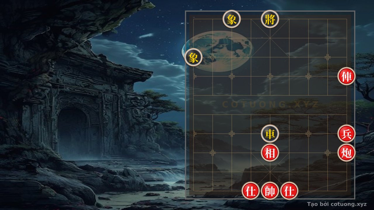 Thế cờ: Endgame Mastery: Rook Cannon Pawn vs 2 Elephants – The Secret to Liberating the Black General with ‘Silent Cannon’ — Cờ Tướng Online