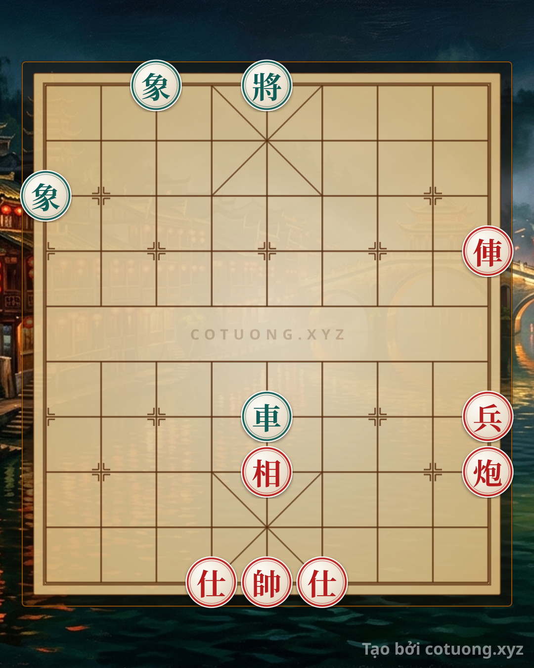 Challenge: Endgame Mastery: Rook Cannon Pawn vs 2 Elephants – The Secret to Liberating the Black General with ‘Silent Cannon’ - Can you solve it?