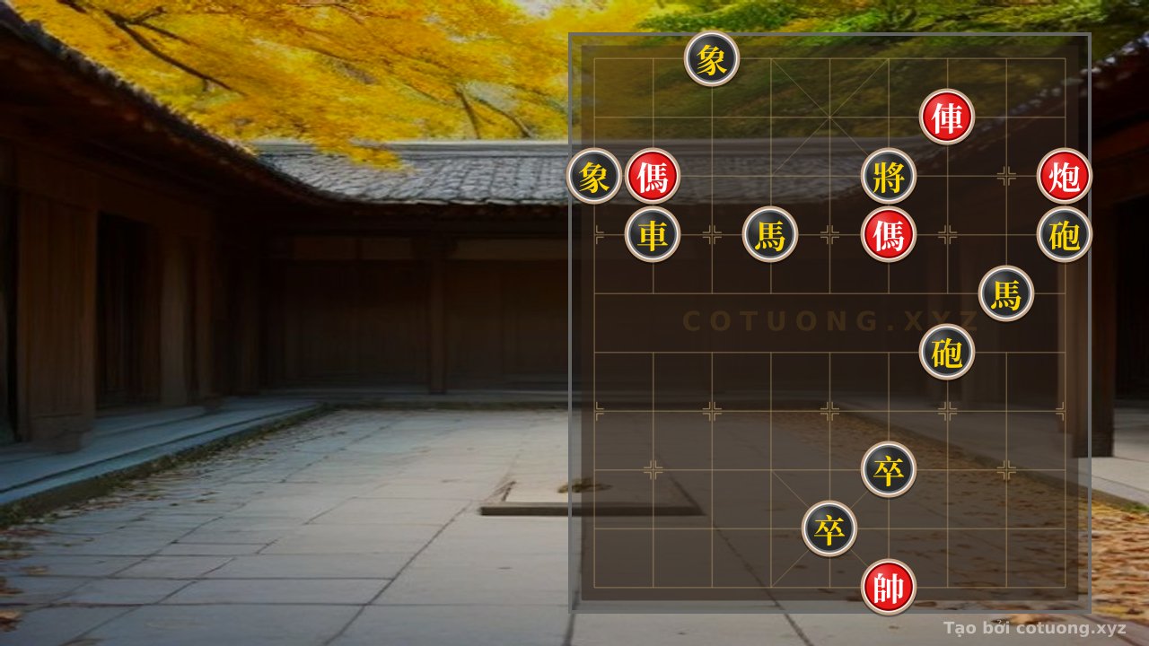 Thế cờ: The Art of Counterattacking from the 'Double Horse Spear' Formation - Xiangqi Demands Intelligence and Courage — Cờ Tướng Online