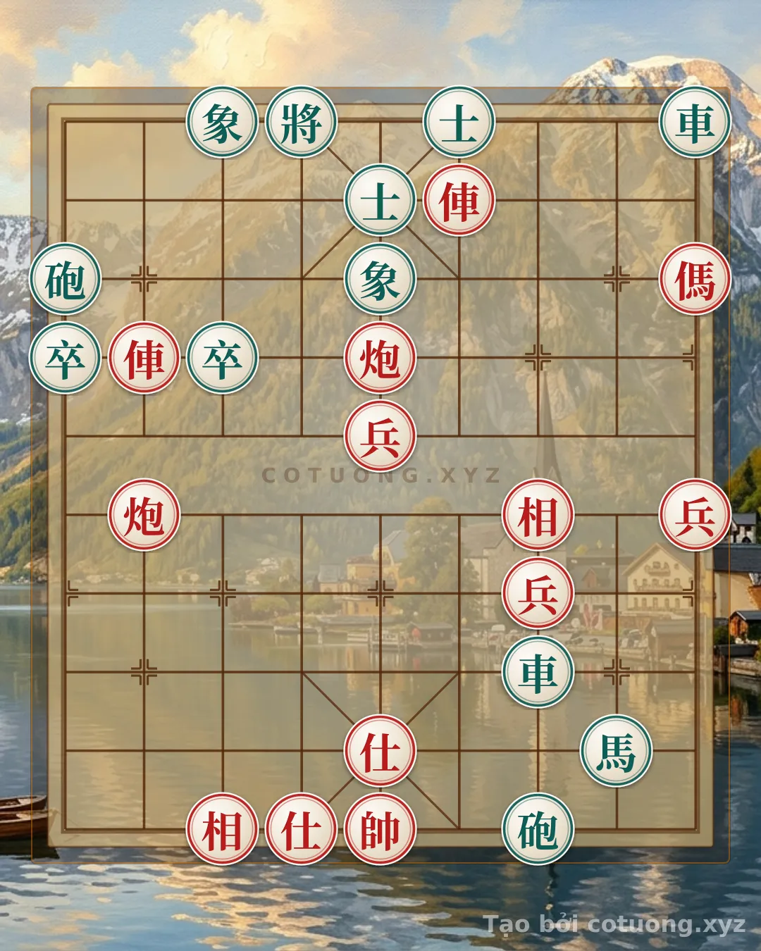 Challenge: Xiangqi Tactics: Defensive Counterattack When Opponent Launches a Sudden Attack - Can you solve it?