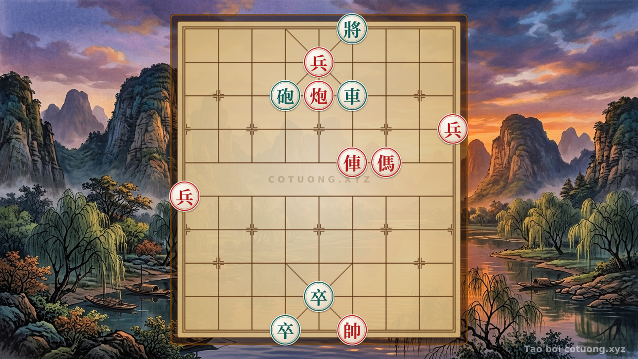 Thế cờ: Mastering Defense: The Ultimate Guide to Defending in the 'Red Fortress' Formation - Xiangqi Mastery — Cờ Tướng Online