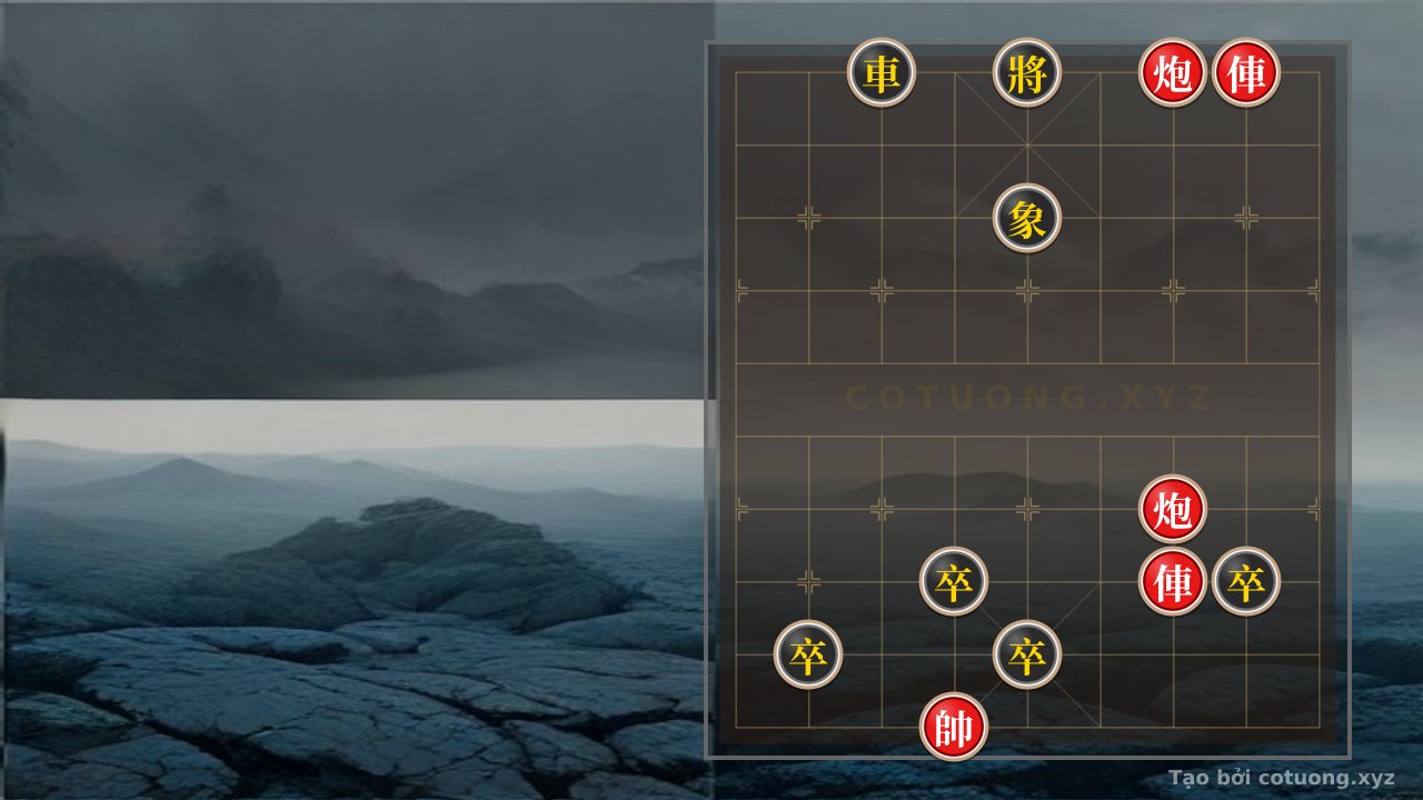 Thế cờ: Red Attacks the Black General: The Shattering Strategy of the 5/10 Xiangqi Formation — Cờ Tướng Online