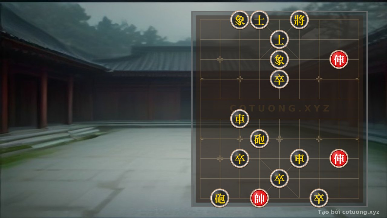 Thế cờ: Endgame: 2 Red Rooks vs 2 Black Rooks, 2 Cannons, and 4 Pawns - Secrets to Defeat Super Hard AI — Cờ Tướng Online