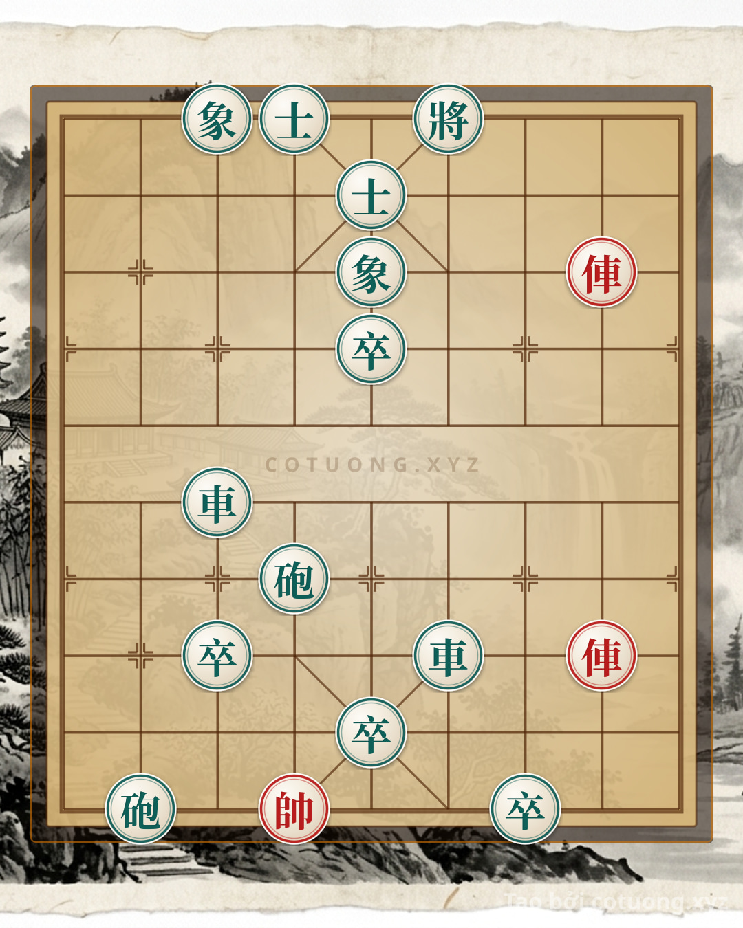 Challenge: Endgame: 2 Red Rooks vs 2 Black Rooks, 2 Cannons, and 4 Pawns - Secrets to Defeat Super Hard AI - Can you solve it?