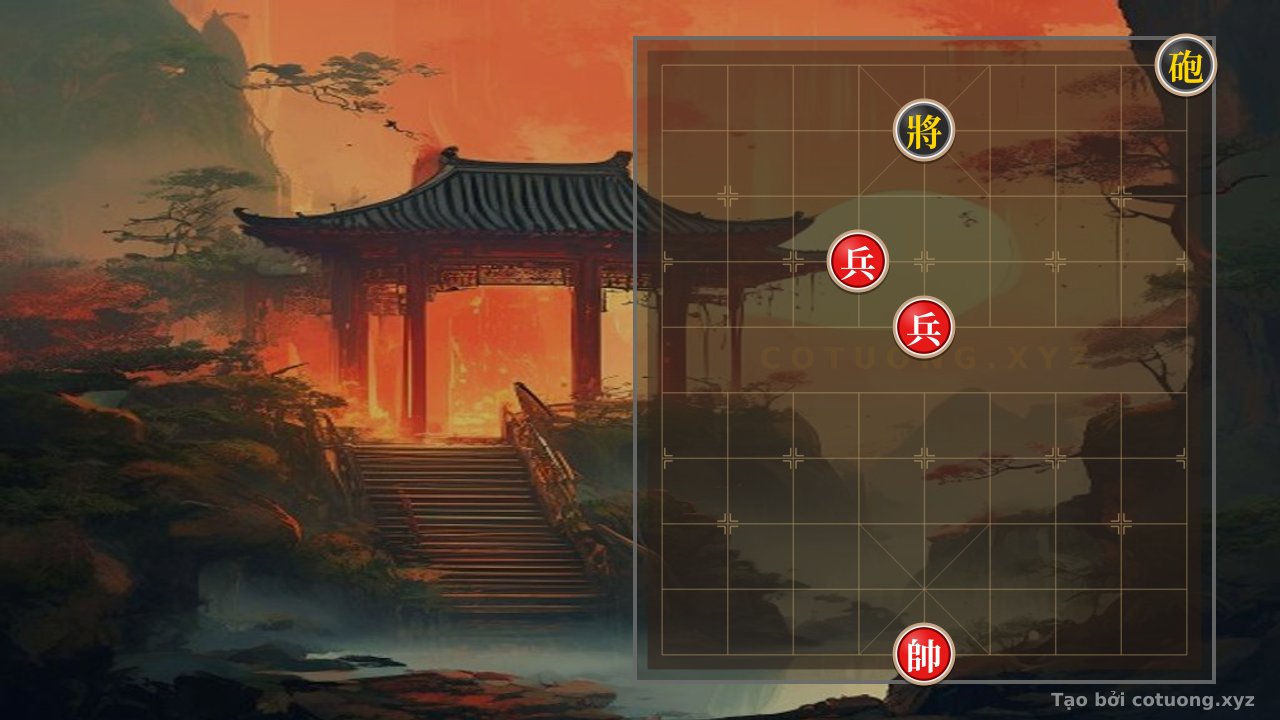 Thế cờ: The 'Empty Cannon Trap' - The Mystical General's Chessboard with Only One Cannon and King — Cờ Tướng Online
