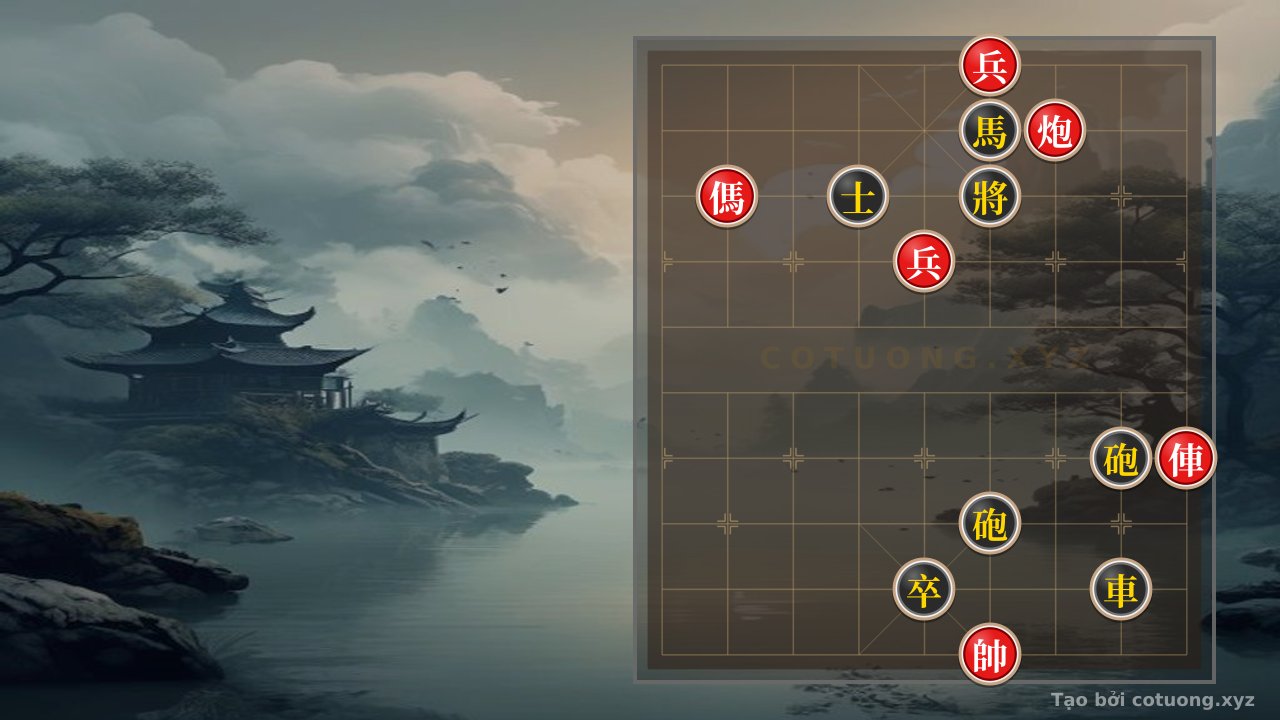 Thế cờ: Unexpected Counterattack: Strategy to Attack the Black's Weak Position from a Rook at File 4, Horse at File 6 — Cờ Tướng Online