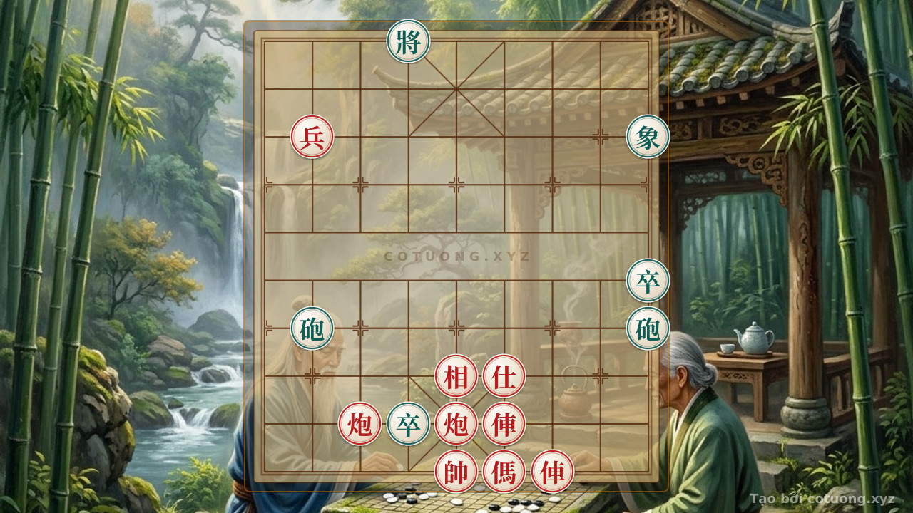 Thế cờ: Defensive Strategies in Xiangqi: Decoding the Double Cannon vs. Rook Thrust — Cờ Tướng Online