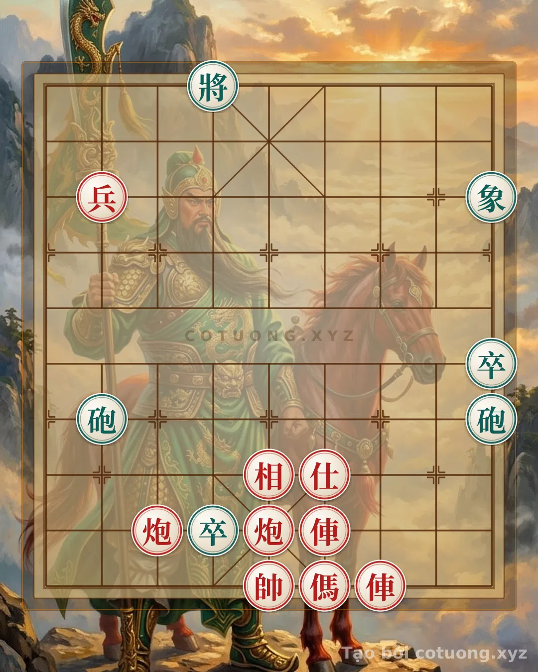 Challenge: Defensive Strategies in Xiangqi: Decoding the Double Cannon vs. Rook Thrust - Can you solve it?