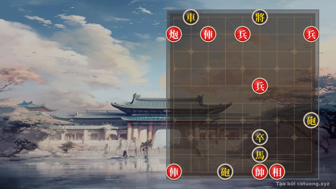 Thế cờ: Mythical Counterattack Tips: How Red Flips the Board When Facing Black's Rook, Two Cannons, and Horse Surrounding the King — Cờ Tướng Online