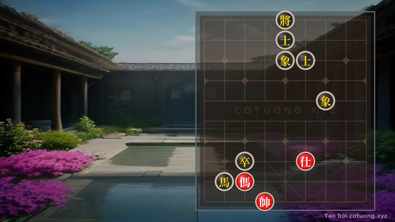 Thế cờ: Xiangqi: Mastering the Double Horse Face-to-Face Formation — Cờ Tướng Online