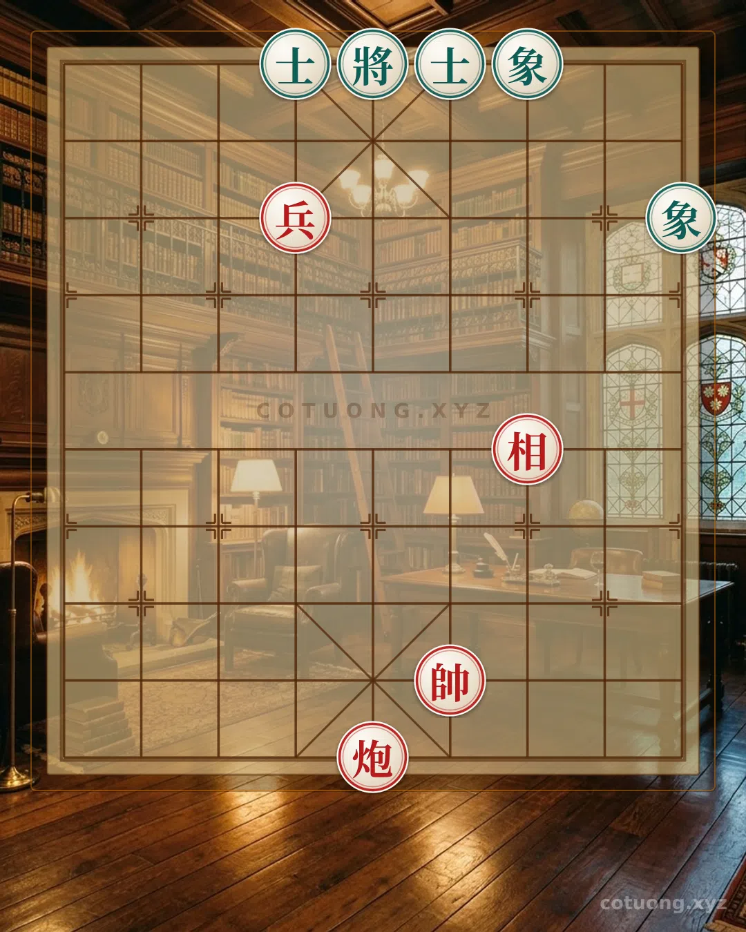 Thế cờ: Super Difficult Xiangqi: 'Red Cannon on File 5' - The Secret to Destroying the Black Bishop — Cờ Tướng Online