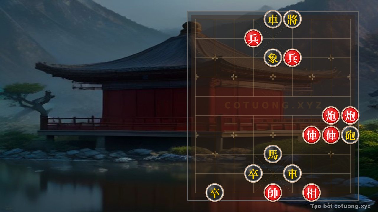 Thế cờ: Peak Defense: The Art of Countering Black's Tricky Attack in the 5/10 Formation — Cờ Tướng Online