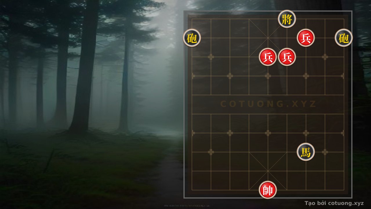 Thế cờ: The Red General's 3 Pawns Encirclement: Defensive Tips for Beginners - Learn from the Chess Master — Cờ Tướng Online