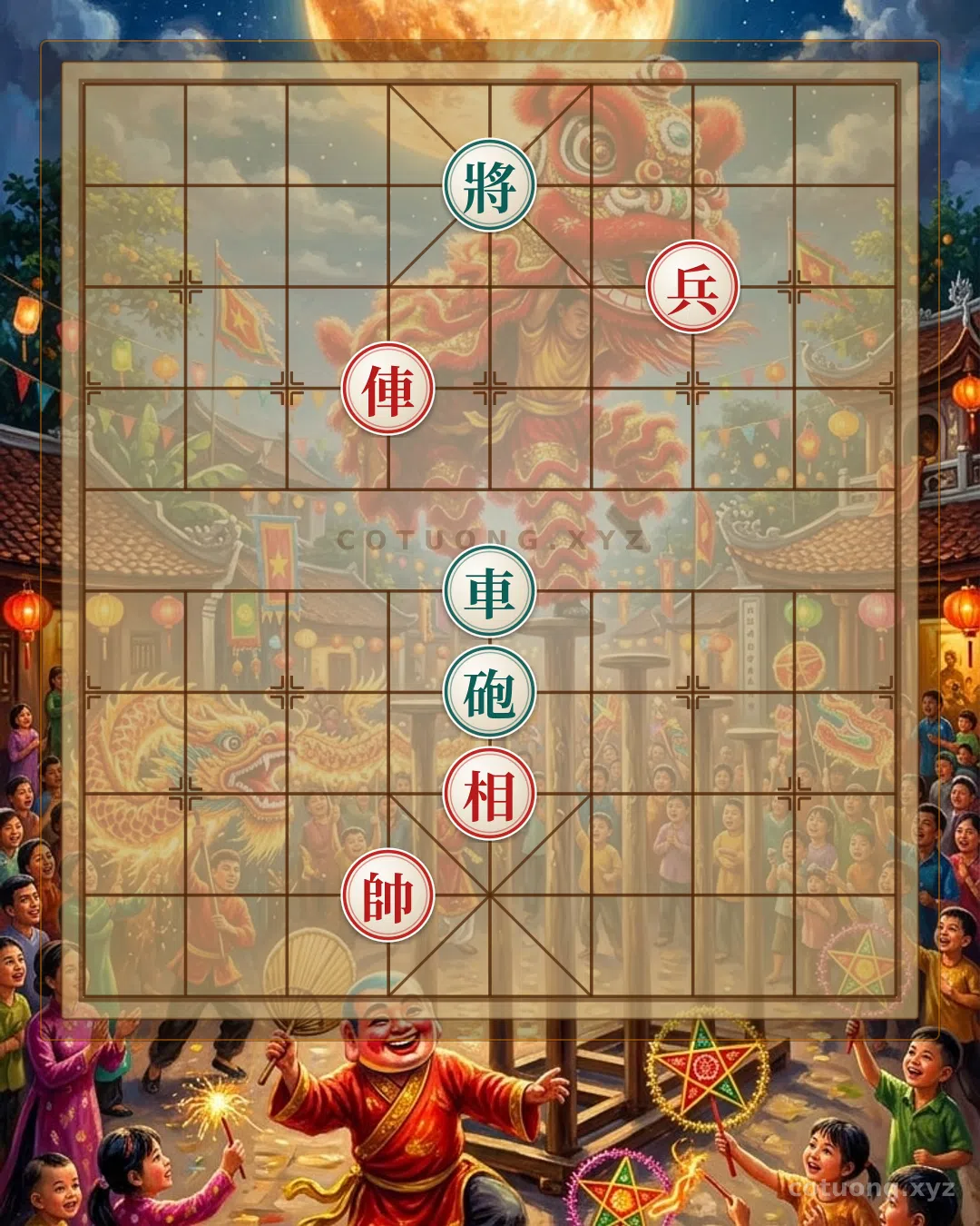 Thế cờ: Night of the Red General's Strategy: 