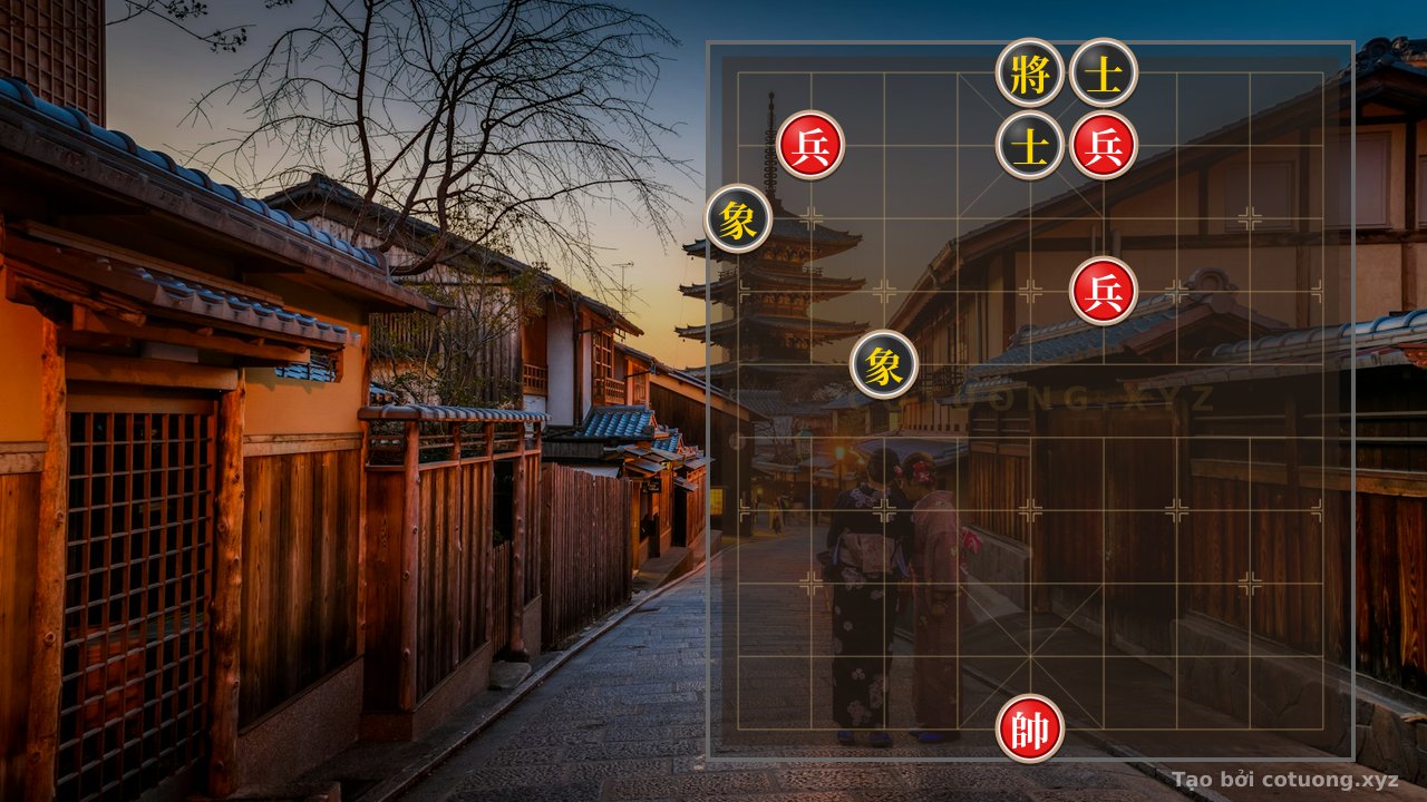 Thế cờ: Red's Fast Strategy: Red Rook at 4th File, 7th Rank 'Shoots Cannon' Black Advisor at 5th File, 9th Rank — Cờ Tướng Online
