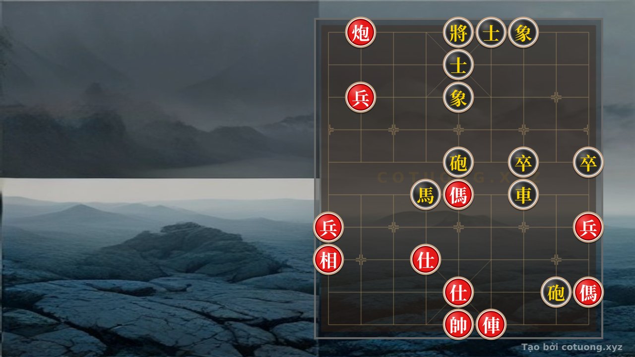 Thế cờ: The Art of Counterplay in Xiangqi: When the Red Rook, Cannon, and Two Horses Face the Black's Killer Moves — Cờ Tướng Online