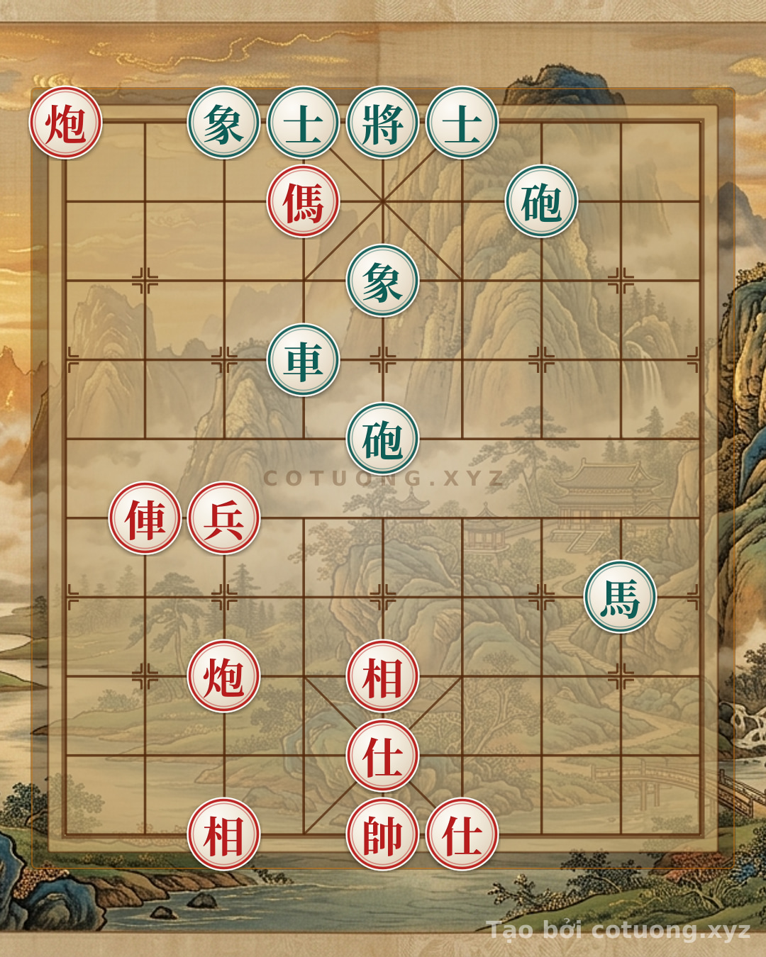 Thử Thách: Phòng thủ phản công trong thế trận 'Pháo Đỏ lộ 9' - Bí kíp sống sót từ Đen - Bạn có thể giải được?