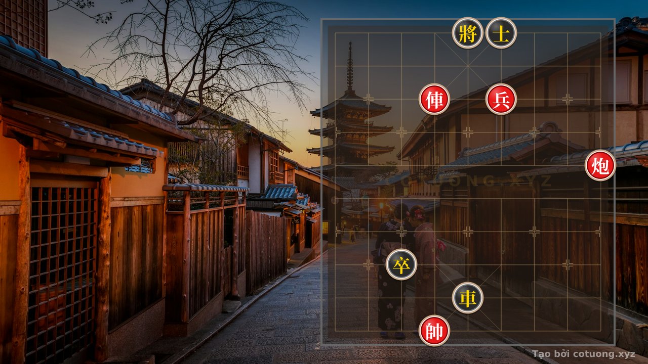 Thế cờ: Xiangqi: Red Chariot Advances 6, Red Cannon is Empty 1 - Easy 'Trap' Chess Setup — Cờ Tướng Online