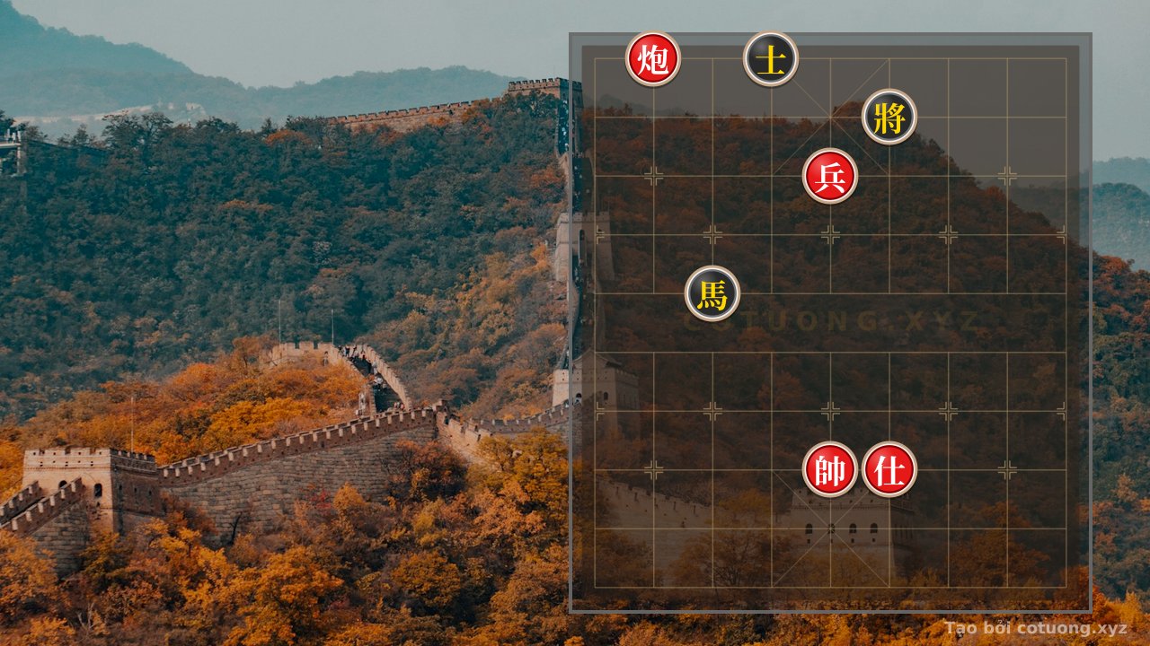Thế cờ: Red Cannon Trap on File 8: The 'Black Advisor on File 4' Trap and Counterattack Tactics — Cờ Tướng Online
