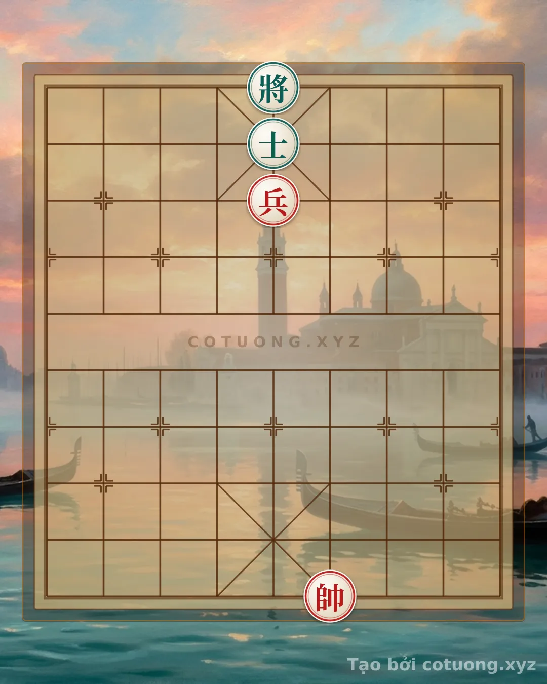 Thế cờ: The Flashing Checkmate Trick: The Lone Pawn Crushes the Black General in 3 Moves — Cờ Tướng Online