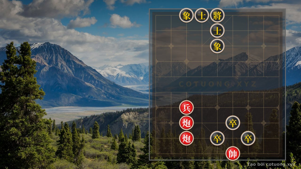 Thế cờ: Xiangqi AI: The Red Cannon Must Play Carefully in the 'Empty Cannon' Formation — Cờ Tướng Online
