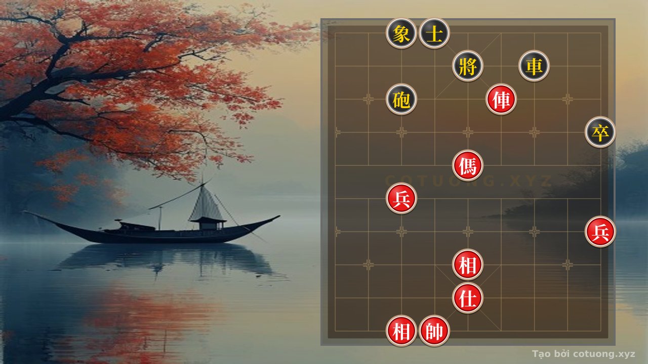 Thế cờ: Endgame Mastery: Rook-Horse 2 Pawns 2 Advisors vs. Cannon-Rook Pawn Advisor Elephant - Extremely Deep and Refined — Cờ Tướng Online