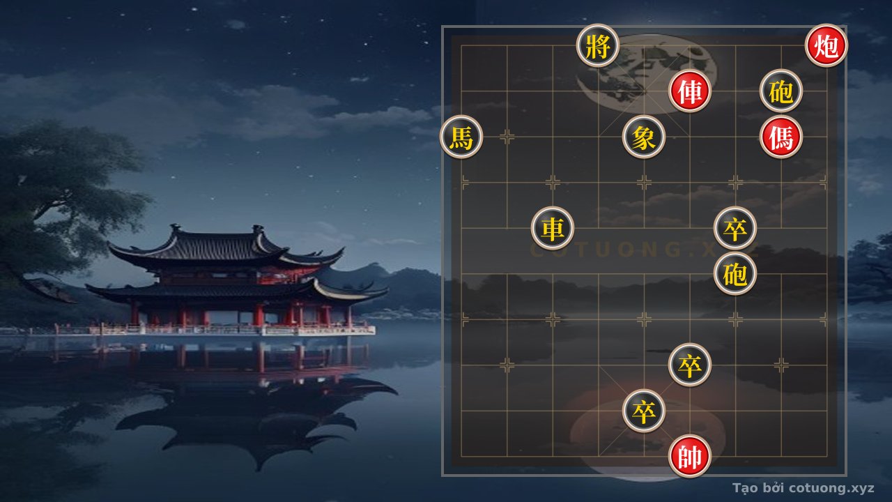Thế cờ: Black General's Defense: Learning Positional Wins and Losses in the 'Empty Cannon' Formation — Cờ Tướng Online