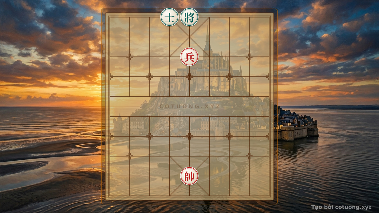 Thế cờ: Defensive Strategy When Opponent Has a Red Pawn on File 5, Rank 8: The Black General's Secrets in Xiangqi — Cờ Tướng Online