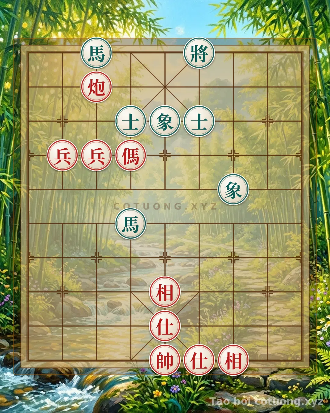 Thử Thách: Pháo Đỏ Bị Vây: Chiến Thuật Chết Chóc Trong Thế Cờ Tướng - Bạn có thể giải được?