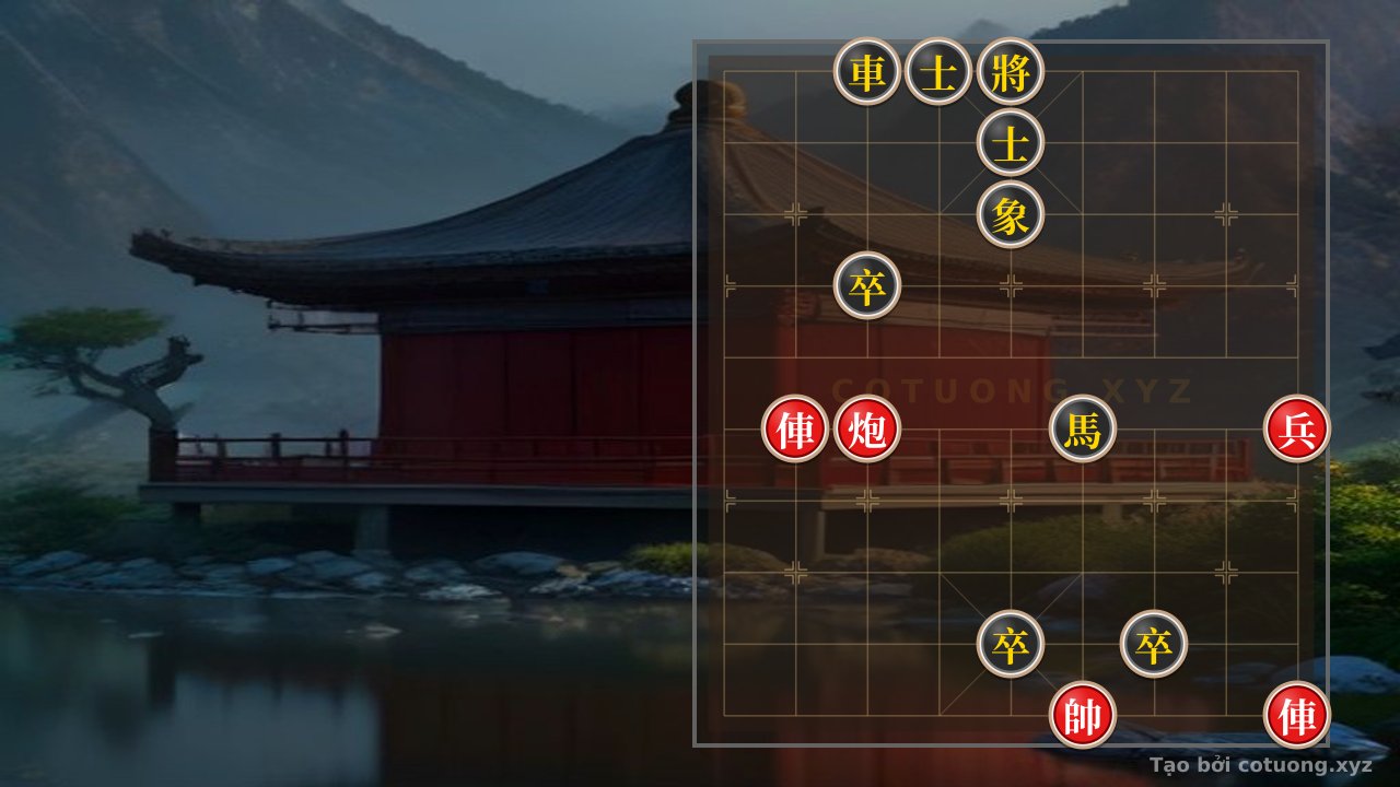 Thế cờ: Defensive Counterattack Strategy: How Red Can Neutralize Black's Threat in the 'Chariot vs. Cannon' Formation — Cờ Tướng Online