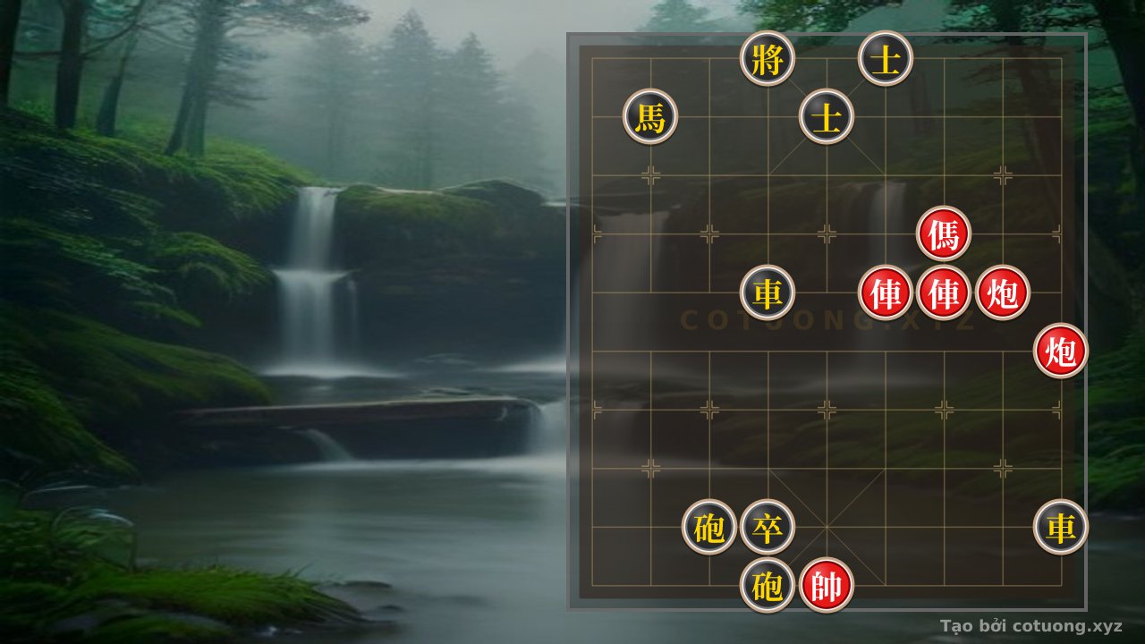 Thế cờ: FF79 Chess Strategy: Red's Aggressive Attack - Chaotic Rook and Cannon Offensive — Cờ Tướng Online