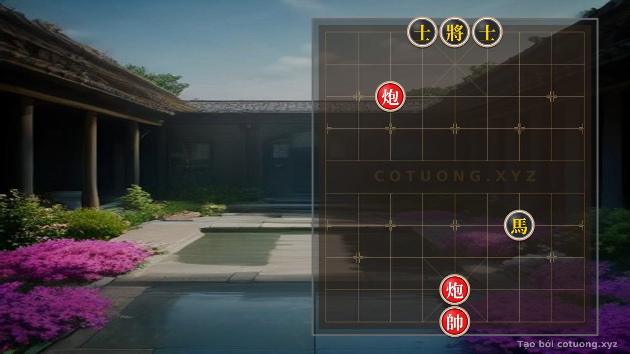 Thế cờ: The Secret of the 'Lonely General' Formation - Red Cannon Dominates in the Eight-Piece Board — Cờ Tướng Online