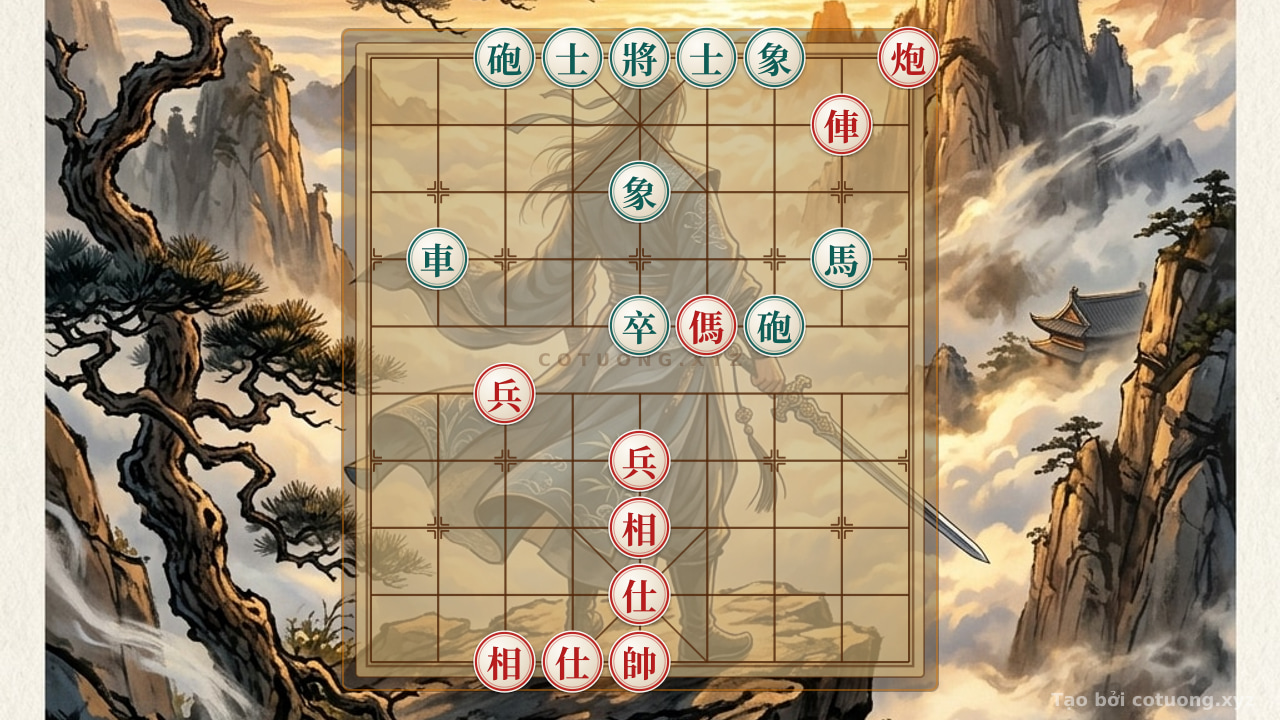 Thế cờ: Cannon's Revenge: The Decisive Move in Ultra-Fast Chess — Cờ Tướng Online
